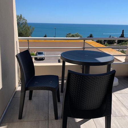 Sète - Fewo mit Meerblick, Schwimmbad Esterno foto