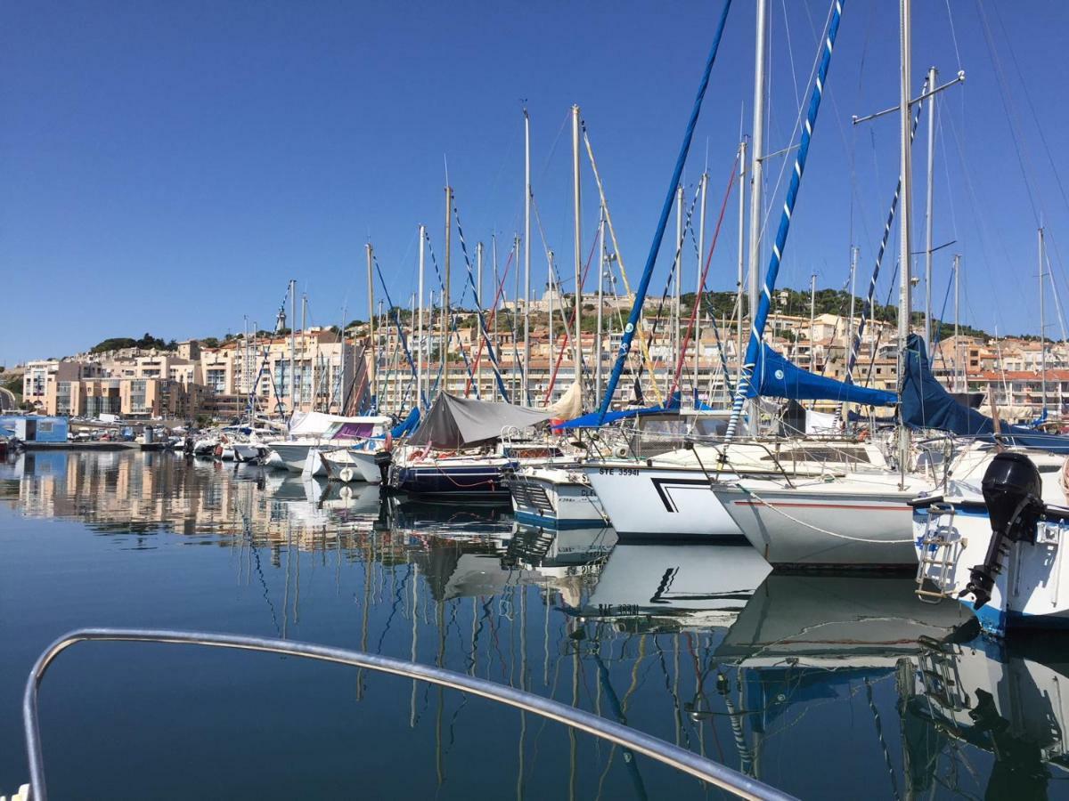 Sète - Fewo mit Meerblick, Schwimmbad Esterno foto