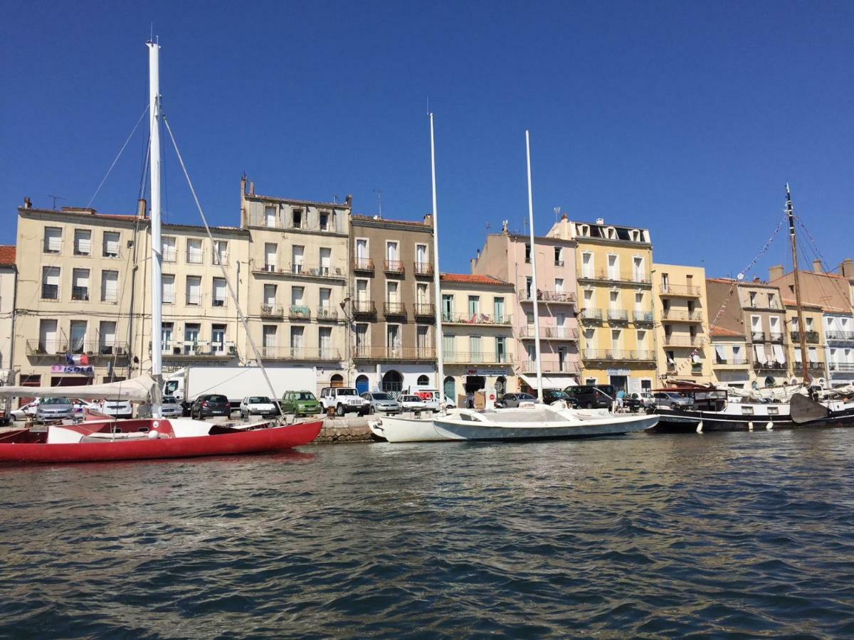 Sète - Fewo mit Meerblick, Schwimmbad Esterno foto