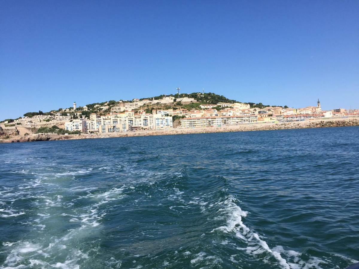 Sète - Fewo mit Meerblick, Schwimmbad Esterno foto